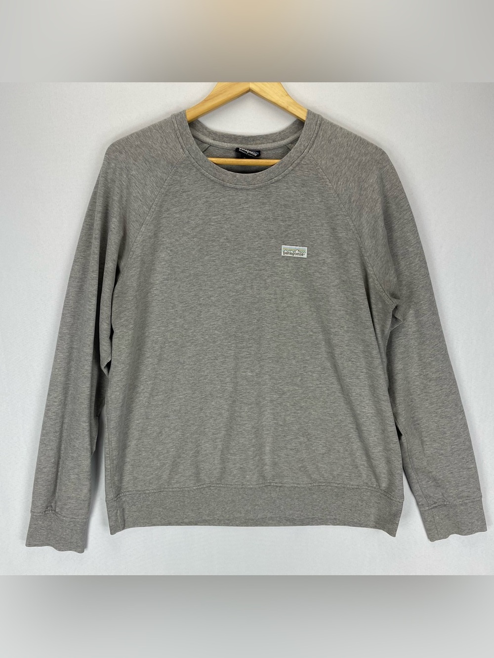 Patagonia Crewneck Sweatshirt Women’s XL Pastel P-6 Label Ahnya Pullover, Gray